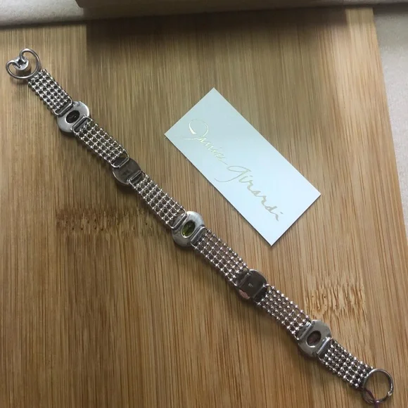 Janice Girardi Amethyst & Peridot Bracelet